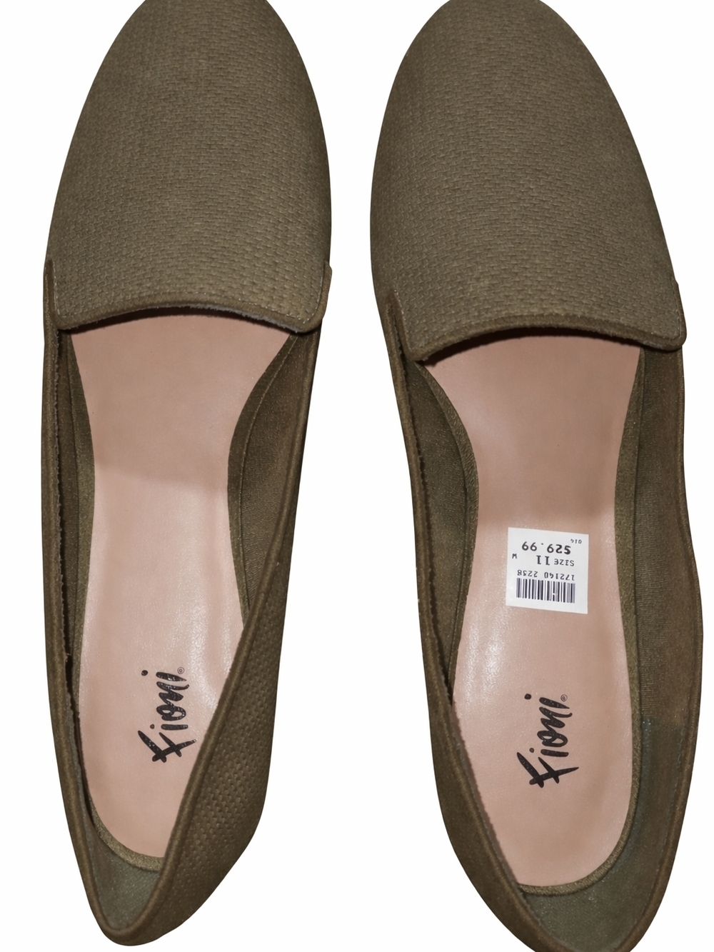 FIONI Clothing Olive Slip-On Loafers for Women